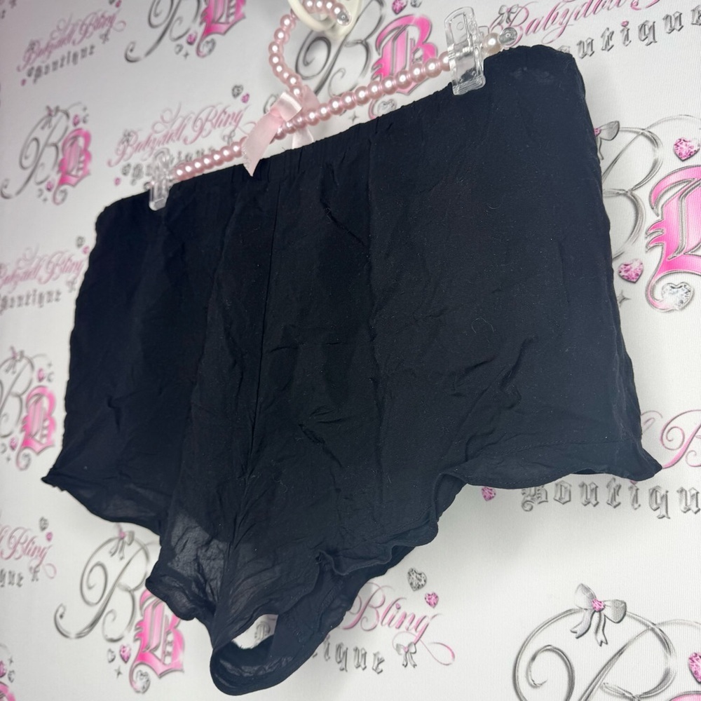 Victoria secret shorts swim loose flowy tassle Black coverup swim Shorts - Picture 5 of 7